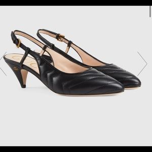 💌 SOLD 💌Gucci Matelasse sling back heels